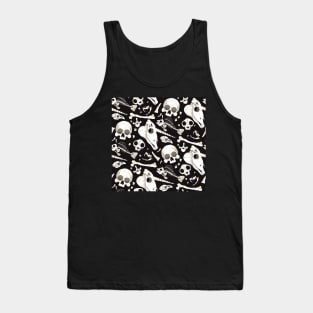 Bones Pattern Tank Top